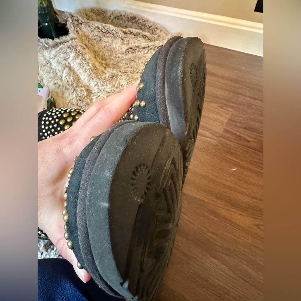 UGG X Jimmy Choo Vintage Studded Mandah Limited Edition Boots !RARE! Size 8 - Picture 8 of 16